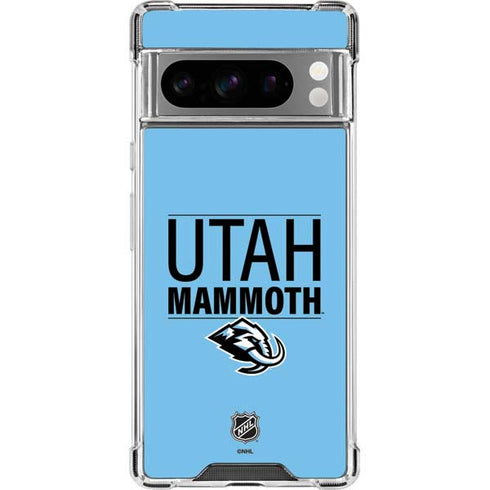 NHL Utah Mammoth Line-Up Series Google Pixel 8 Pro Clear Case